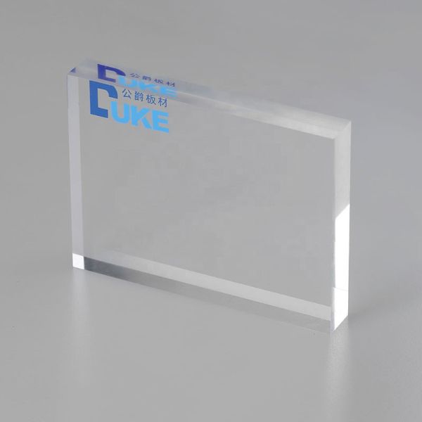 8mm Clear PMMA Cast Acrylic Sheets Heat Resistant Custom Size Laser Cutting UV Printing Engraving Advertising Light