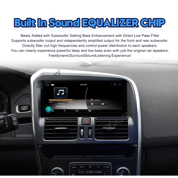 Автомобильное радио для Volvo XC60 (2009-2017) 8,8 дюйма Авто аудио мультимедийный проигрыватель GPS навигационный магнитофон HD экран