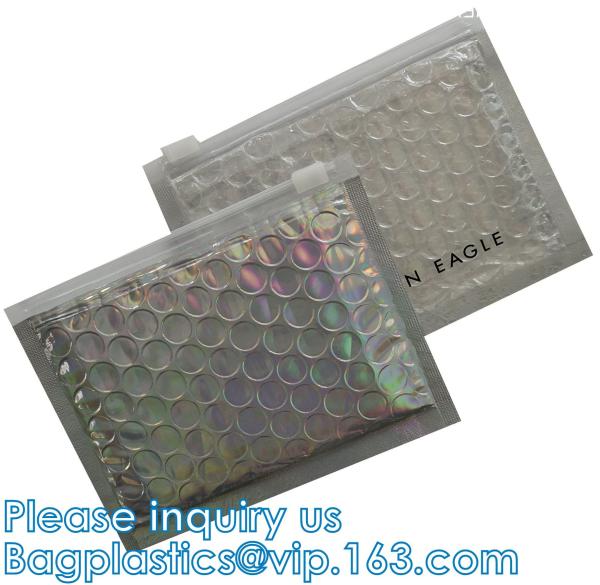 Metallic Foil Bubble Envelope, Zip lockk Bubble Bags, Postal Mailing Envelopes, Aluminized Foil Bubble Maile