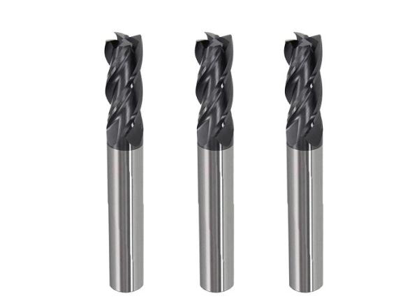 Tungsten Carbide End Mill For Hardness HRC 45 55 65 Steel Milling Cutting