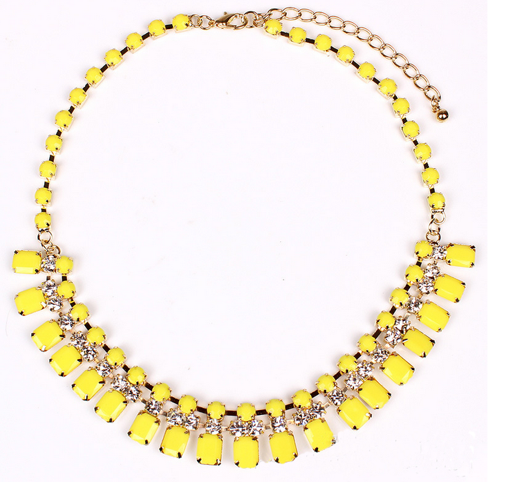 ZARA handmade fashion a single product selling models copper claw clip diamond necklace