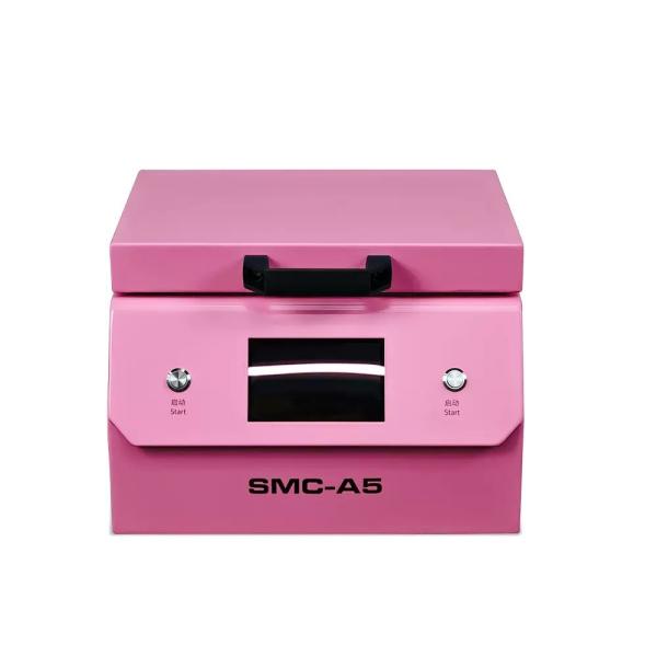 カラーA5デスクトップミニ3D昇華機SMC A5 昇華コーティングされた携帯電話ケース印刷用3D真空熱プレス