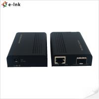 Mini-type 10/100/1000Base-TX to 1000Base-SFP Media Converter