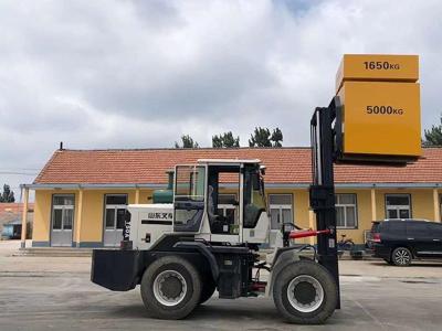 All terrain off road muddy ground forklift 5ton ET50A rough terrain forklift price