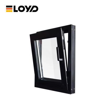 Eco Friendly Slimline Aluminium Tilt And Turn Window Fixed Glass