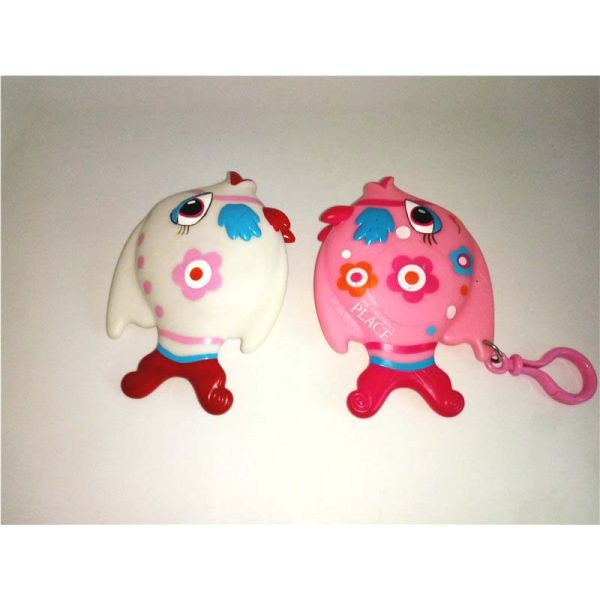 Unique Eco-friendly Vinyl LED Battery- powered Fish Baby Kid Room light toy