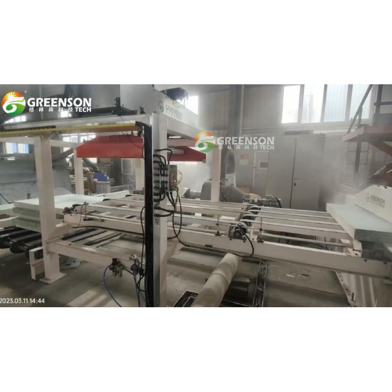 PLC Controlled Gypsum Board Dunnage Strip Production Line For Packaging Stacking