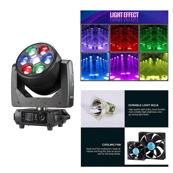 7*40W Lâmpadas de corantes B EYE LED Moving Head Stage Light Para Concert Show