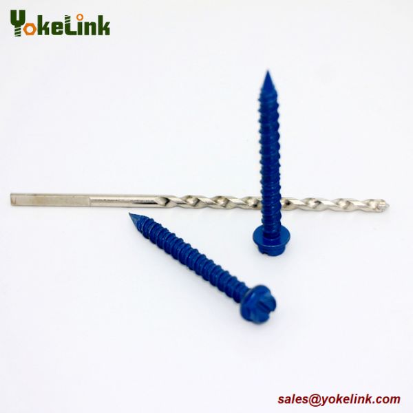 Hex Washer Head Concrete Screw Hi-Lo Thread Screws Ruspert Tapcon Screw with washer