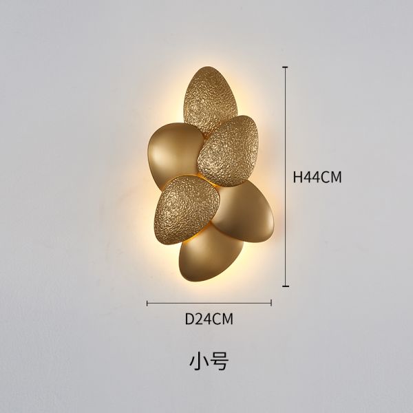 Creative Wall Lamp Designer Postmodern Background Bedroom Bedside Luxury Wall Light(WH-OR-76)