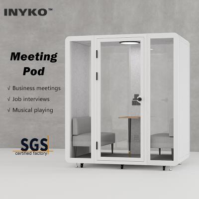 Modern 2 Person Pod Sound Insulation Two Person Meeting Pod 490kg