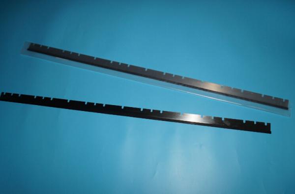 XL105 wash up blade,1125X41X0.5mm,21 slots,XL105 machine blades