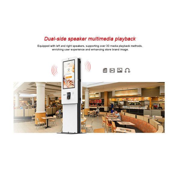 32 Inch Interactive Kiosk Self Ordering for Retail and Hospitality Environments