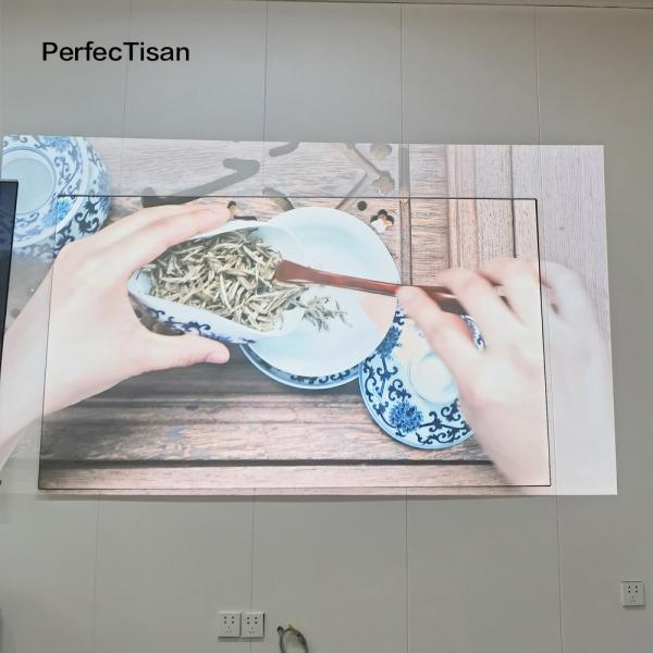 PET Fresnel UST Screen 100 inch Ambient Light Rejecting Screens Customized