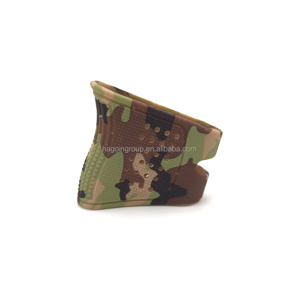 56cm Silicone Rubber Grip Sleeve Gloves Camouflage Anti Slip Thin Rubber