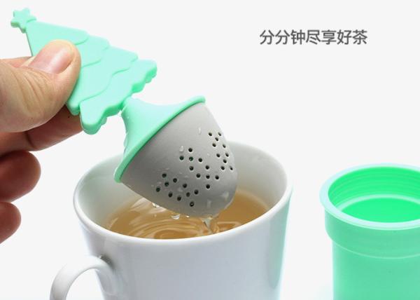 Christmas Tree Shaped Silicone Loose Leaf Tea Infuser 25g 11.5x5.5x5.5cm
