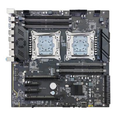carte mère pour ordinateur Intel X99 DUAL Cpu Xeon E5 Quad Channel DDR4 SATA3.0 NVME M.2 carte mère