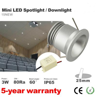 3W Mini Recessed LED Downlights Dimmable LED Drive decorate wall panel lamp lighting