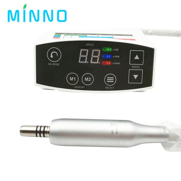 Micromotor de laboratório dentário portátil LED sem escova 35000 Rpm 120w