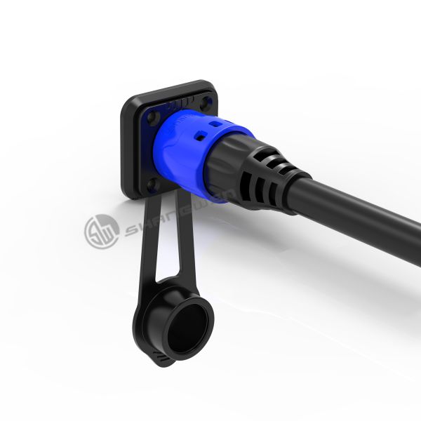 Промышленный 9-прикольный водонепроницаемый разъем с мужской розеткой