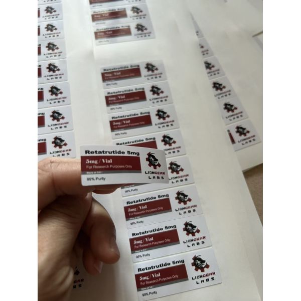 Reta trutide 30mg 2ml Vial Labels with waterproof PVC 