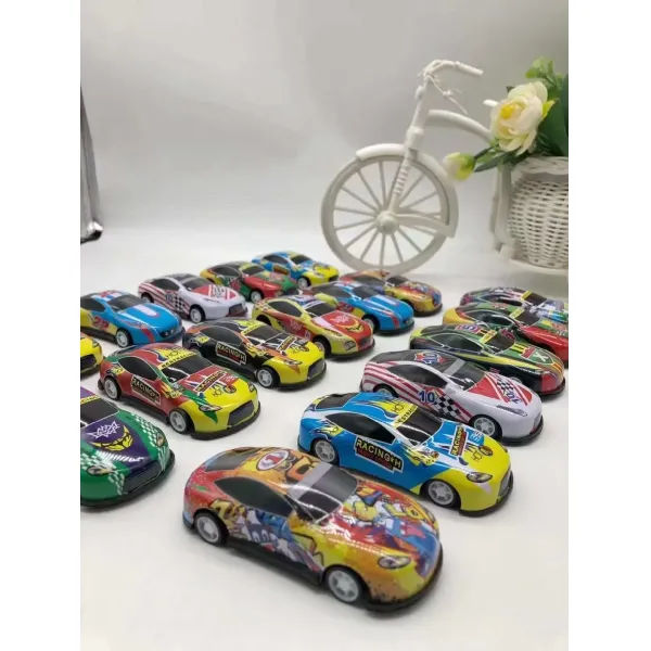 Metal Surface with Printed Children′s Toys Pull Car Inertia Car Toys Children′s Toys Can Be Customized