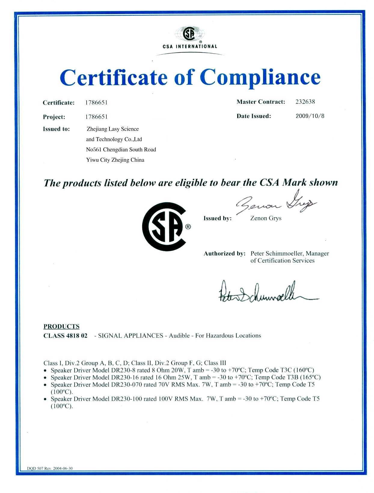 China Lasylaser Beauty Supply Certifications