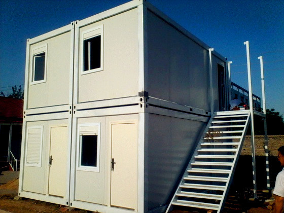 Galvanized Flexible Steel Container Houses , Commercial Steel Storage Container Homes