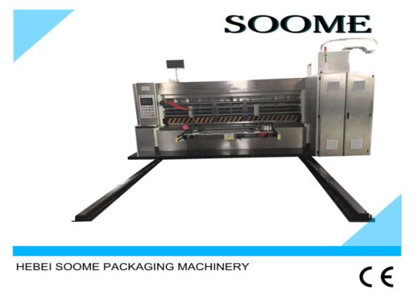 Servo Type Corrugated Carton Flexo Printing Machine Die Cutting Packing