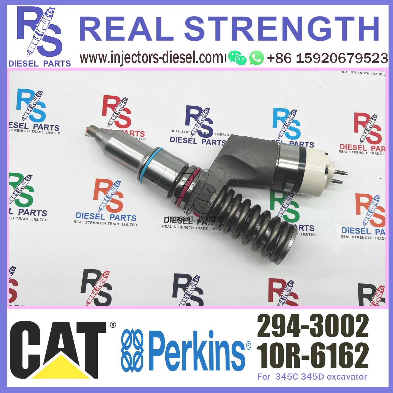 Инжектор 294-3002 10R6162 2943002 коллектора системы впрыска топлива C13 Perkins дизельный