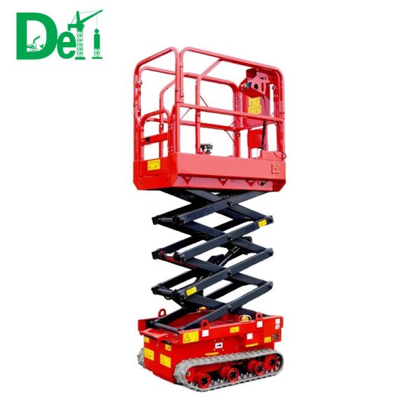 12m Crawler Self Propelled Automatic Scissor Lift Aerial Work Platform