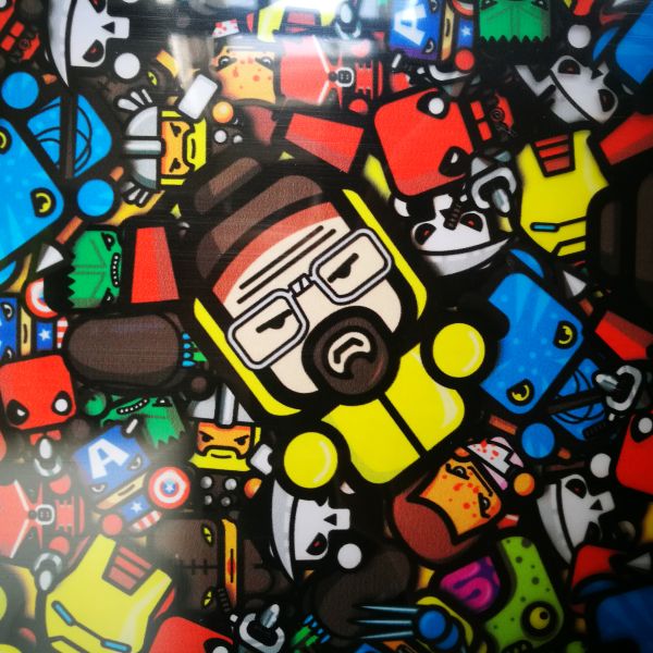 Фильм персонажа из мультфильма 35um черепа INK034 для внутреннего художественного оформления автомобиля