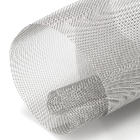 Stainless Steel Woven Wire Mesh 15-30m Bright Silver ISO9001
