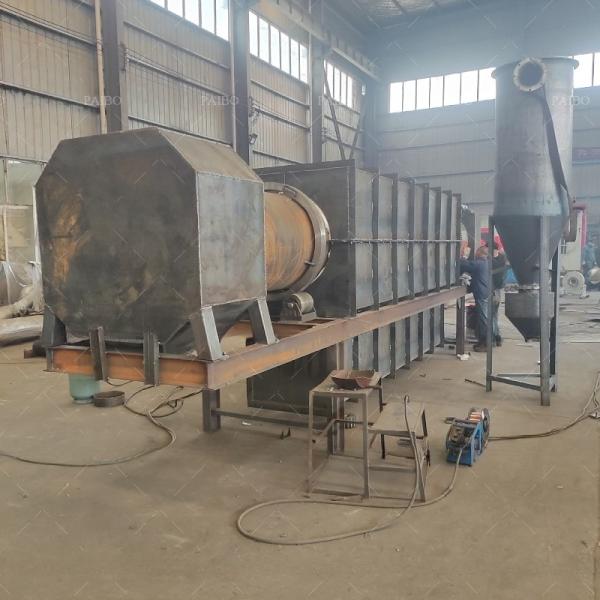 Máquina de Fabricação de Carvão Amigável ao Meio Ambiente Biocarbono de Cascas de Arroz e Pó de Carvão