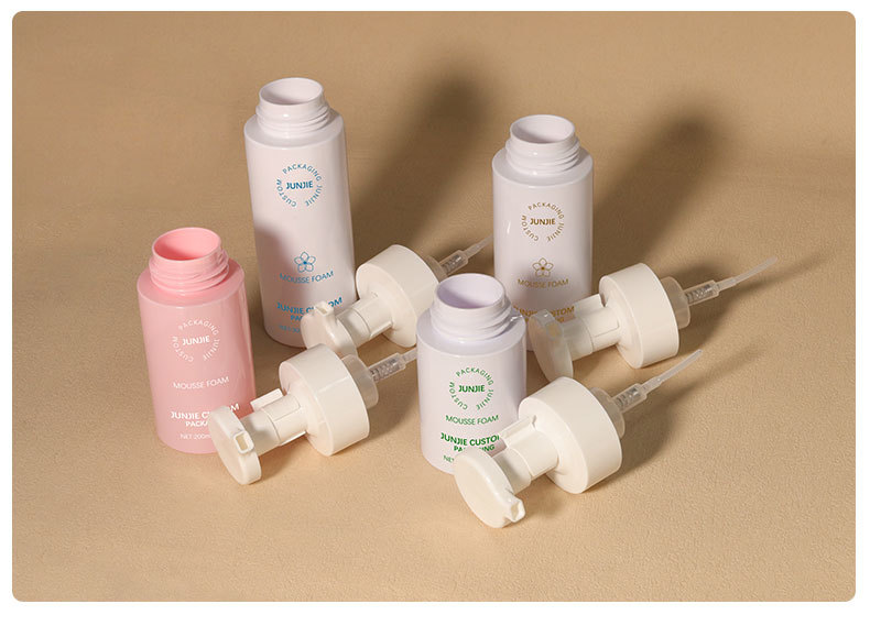 300ml Custom Pink Blue 200ml Plastic Foaming Pump Bottle Hand Wash Liquid Facial Cleanser Soap Plastic Foam Bottle