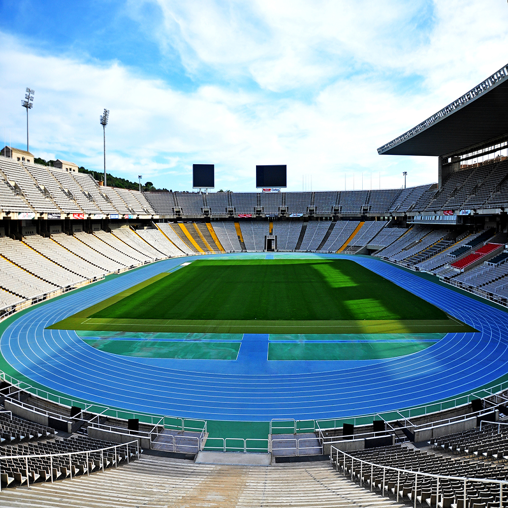 Резиновые следы EPDM SBR атлетические бежать с аттестацией системы IAAF сэндвича