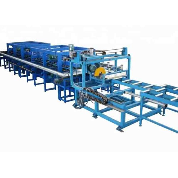 0.8mm Galvanized Steel Polyurethane Sandwich Panel Production Line 5m/min