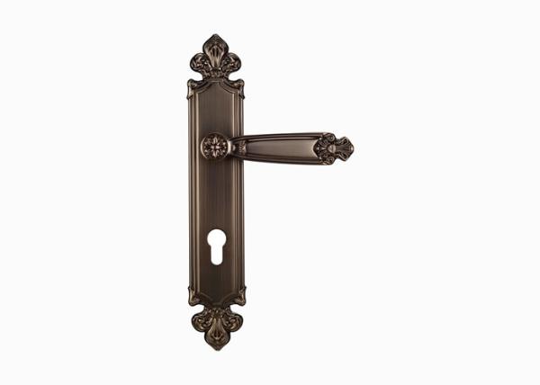 135mm 63mm Vintage Solid Brass Bronze Interior Door Handles For Luxury Door