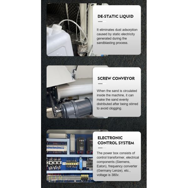PLC Plastic Deburring Machine Automatic Sandblasting Machine