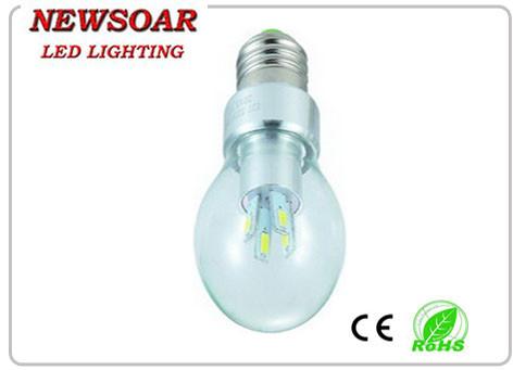 90lm/w 4w glass led bulbs new zealand with lamp holder E27/E14