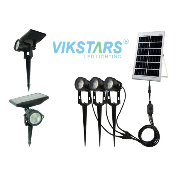 Сад Lanscape 650lm солнечный приведенный в действие освещает RGB 6000k 4000k