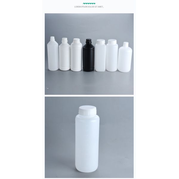 1L Round Plastic Bottle HDPE Plastic Container