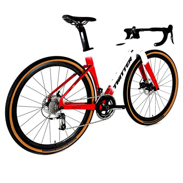 Велосипед гравия волокна углерода EPS 700C, обслуживание OEM велосипеда дороги Twitter Aero