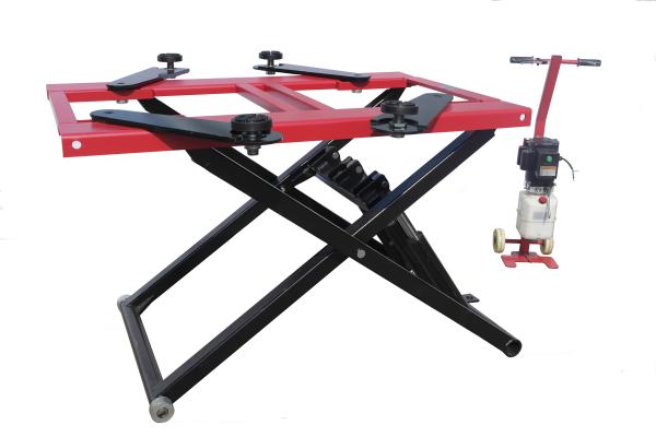 2800KG Lifting Capacity Mobile Scissor Lift , Scissor Lift Platform Dual Cylinders