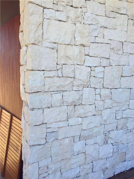 White Marble Flat Cultured Stone Mini Panel Split Face Low Variations 0.75-1.25”