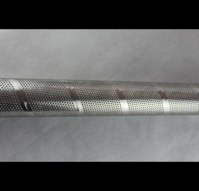 304L Perforated Metal Cylinder , Seamless Perforated Stainless Steel Tube