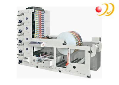 Desenrolamento de alta velocidade da máquina de impressão de Flexo da cor do copo de papel 6