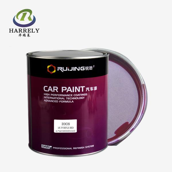 Purple Red 1K Acrylic Car Paint Brilliant Spray Auto Liquid Coating