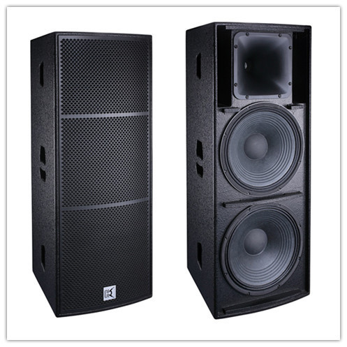 900 Watt Dual 15 Inch Plywood Speaker Box Two Way Full Range Sound System