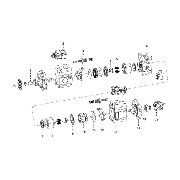 K3V112DTP-HN2M for DH225-9 401-00356A 400914-00026  Energy-Saving Excavator Hydraulic Pumps: Enhance Fuel Efficiency